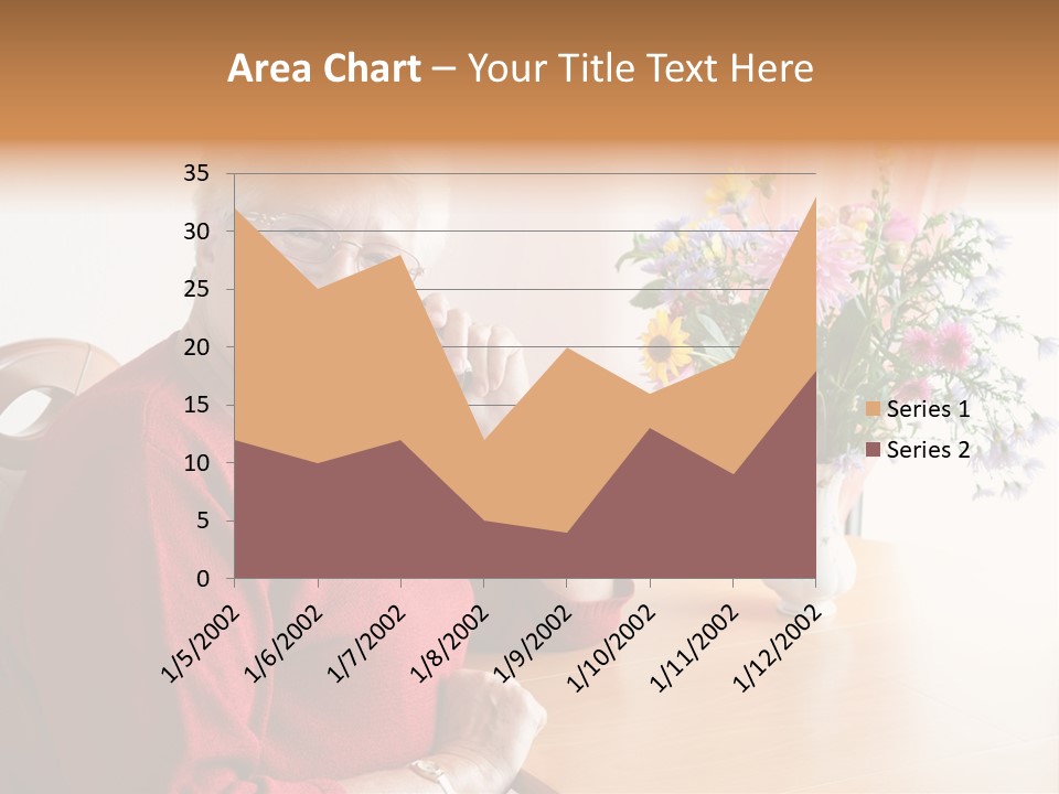 Granny Happiness Pensioner PowerPoint Template