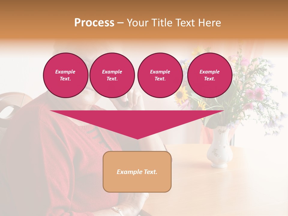 Granny Happiness Pensioner PowerPoint Template