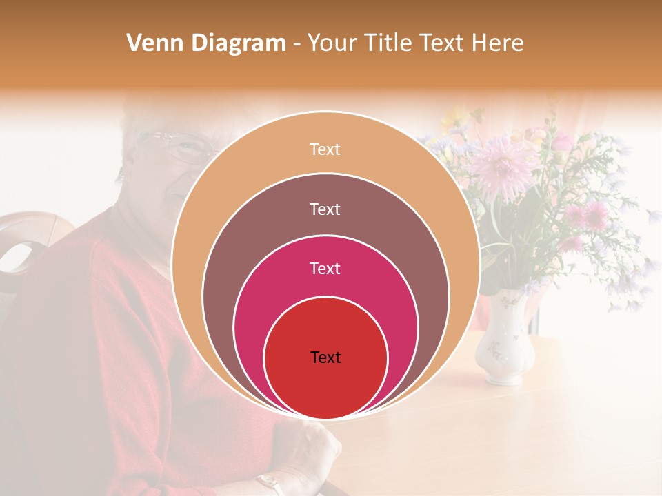 Granny Happiness Pensioner PowerPoint Template