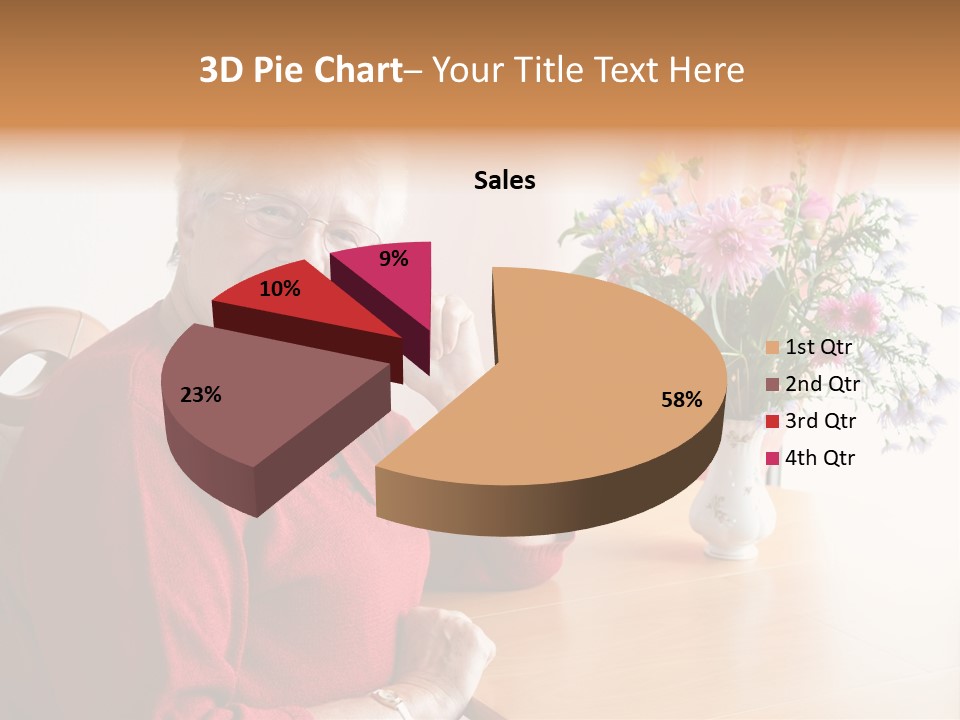 Granny Happiness Pensioner PowerPoint Template