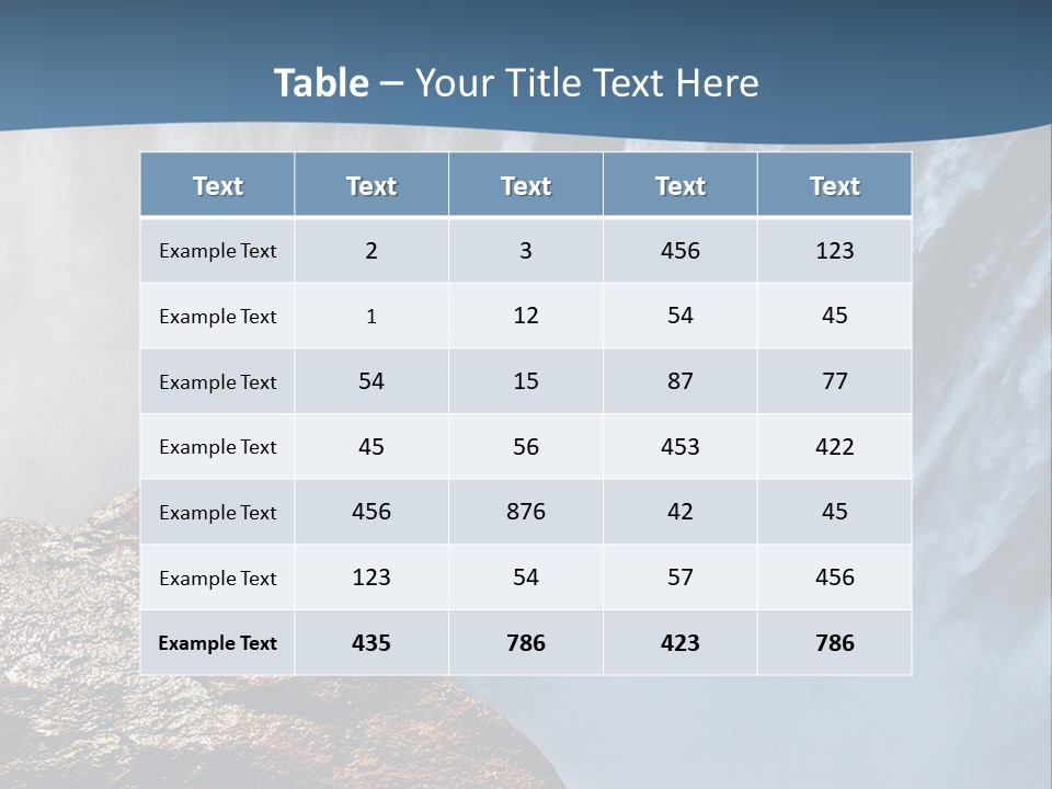 Sightseeing Scenic Outdoor PowerPoint Template