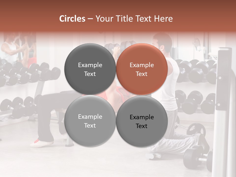 Instructor Bench Caucasian PowerPoint Template