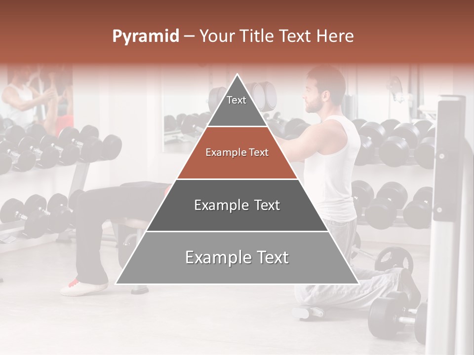 Instructor Bench Caucasian PowerPoint Template