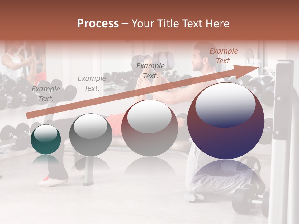 Instructor Bench Caucasian PowerPoint Template