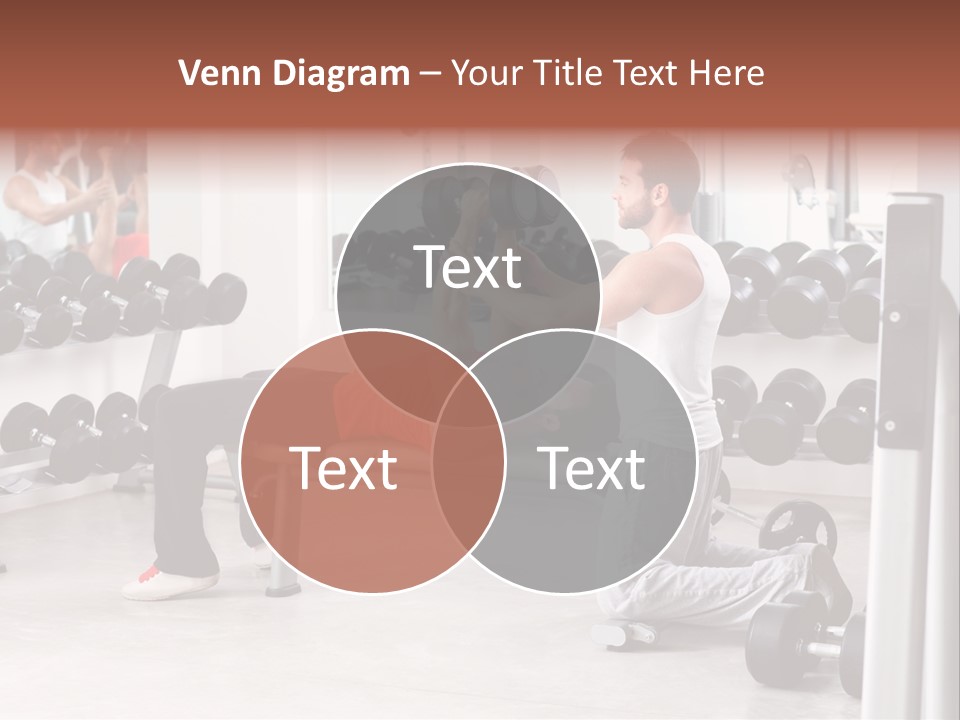 Instructor Bench Caucasian PowerPoint Template