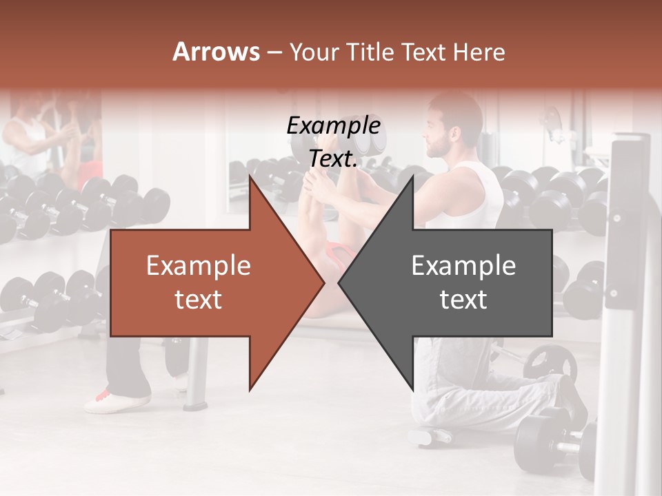 Instructor Bench Caucasian PowerPoint Template