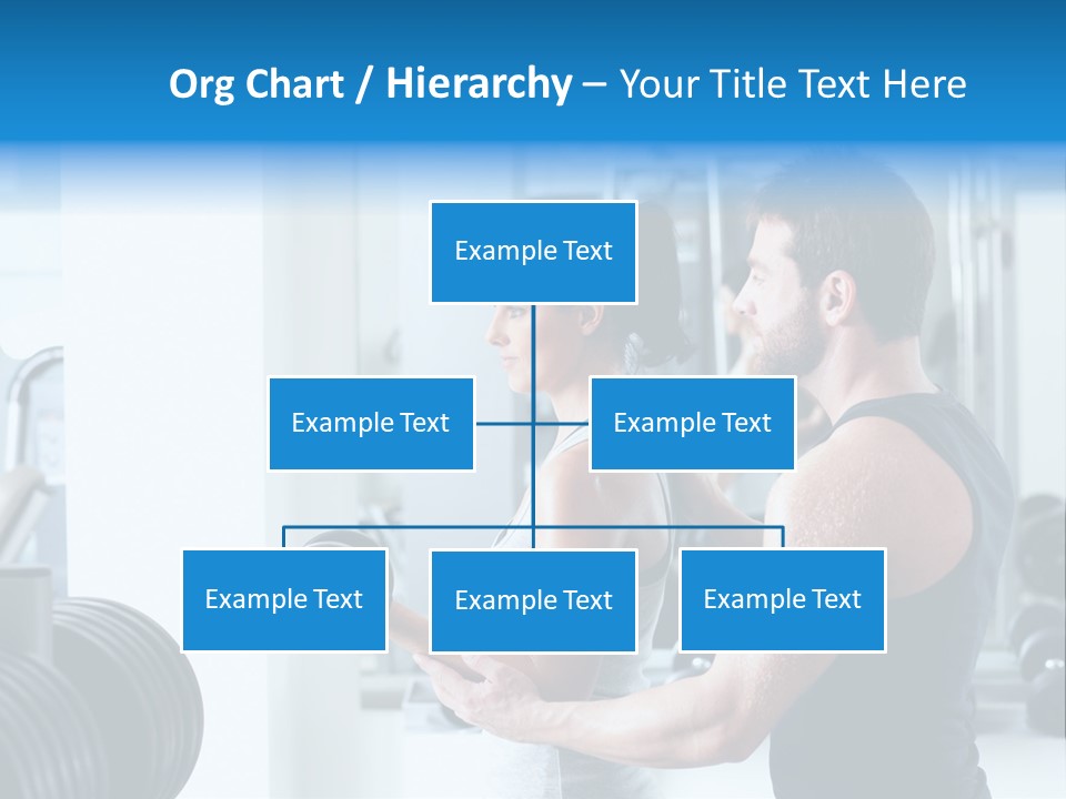 Athlete Male Weight PowerPoint Template