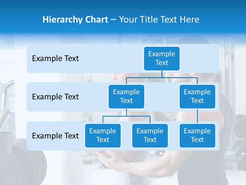 Athlete Male Weight PowerPoint Template