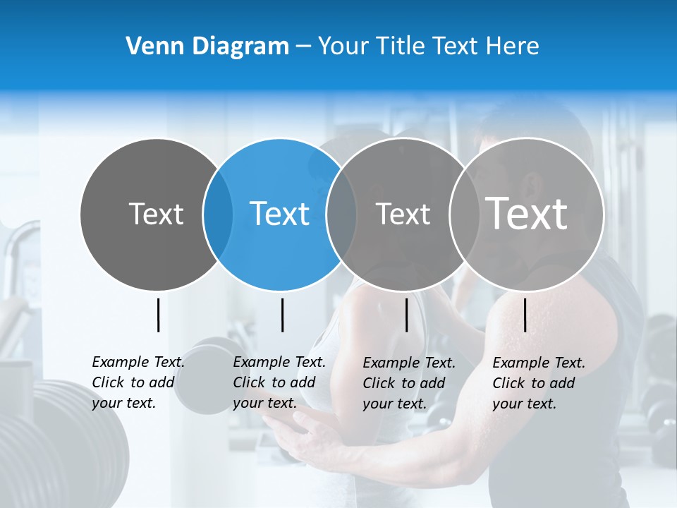Athlete Male Weight PowerPoint Template