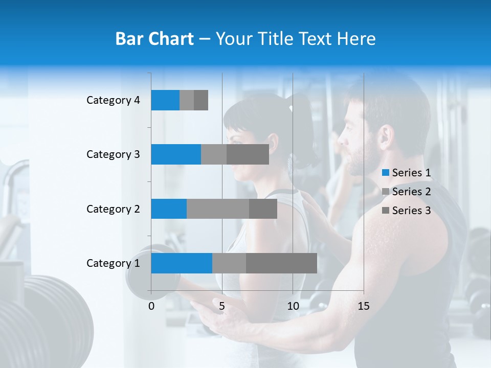 Athlete Male Weight PowerPoint Template