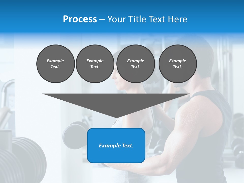 Athlete Male Weight PowerPoint Template