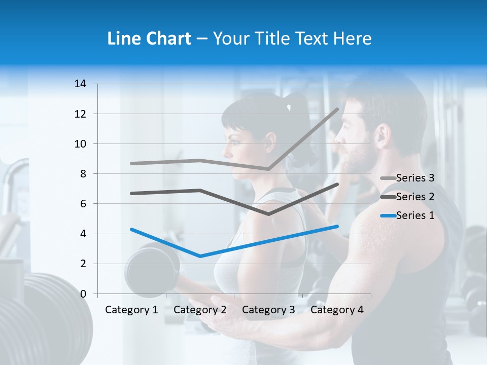 Athlete Male Weight PowerPoint Template
