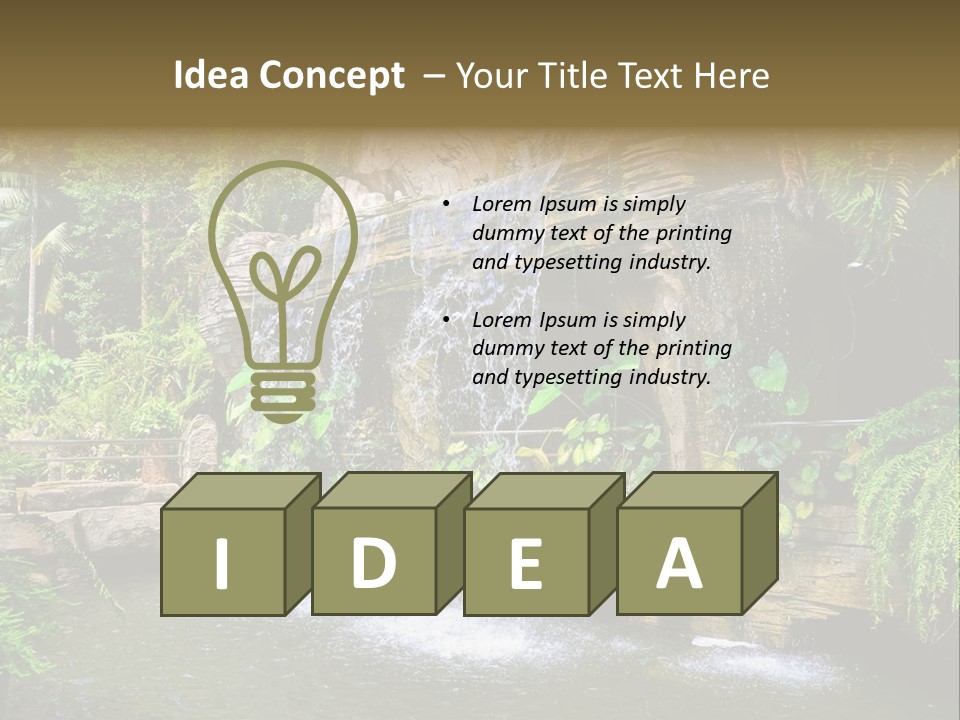 Botanic Made Malaysia PowerPoint Template