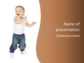 Smile Innocence Happiness PowerPoint Template