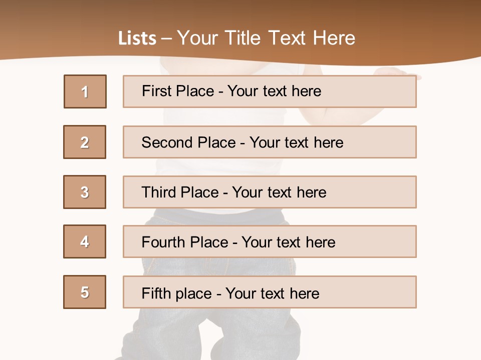 Smile Innocence Happiness PowerPoint Template