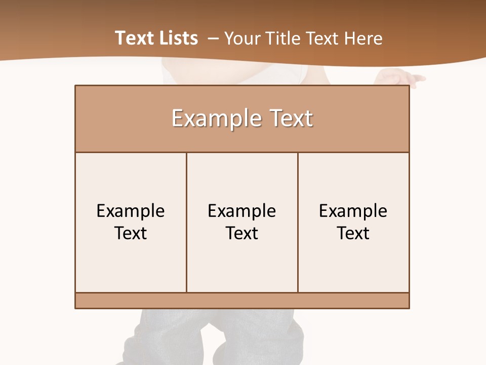 Smile Innocence Happiness PowerPoint Template
