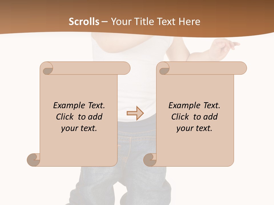 Smile Innocence Happiness PowerPoint Template