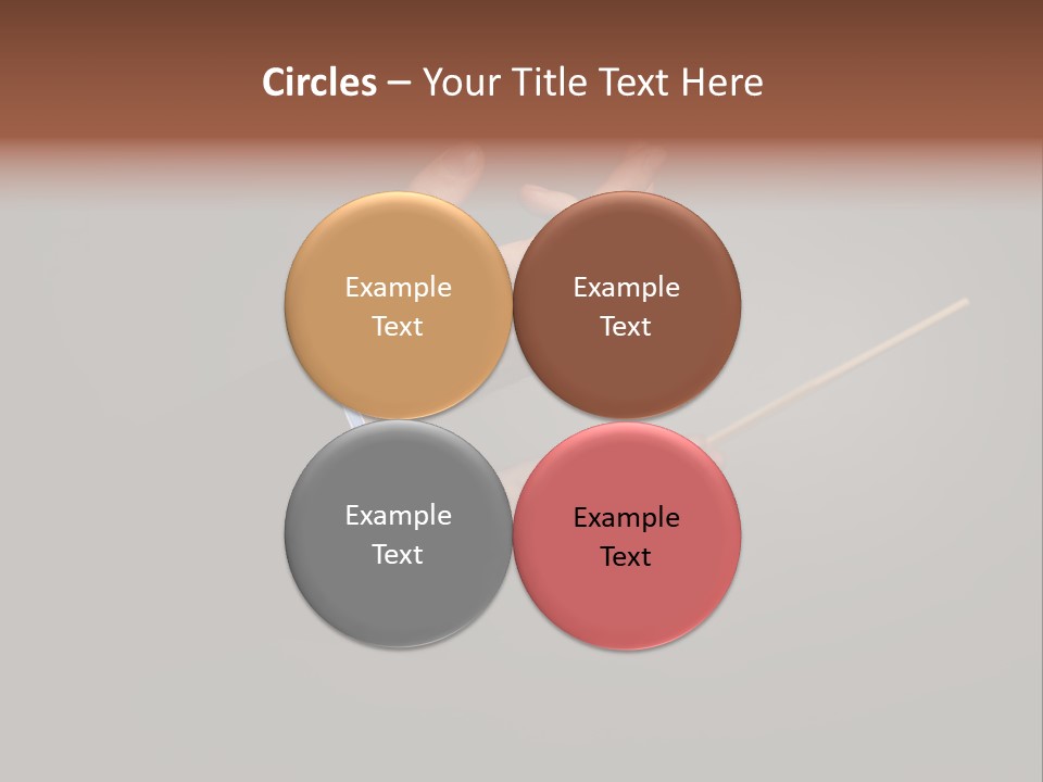 Hand Popular Choral PowerPoint Template