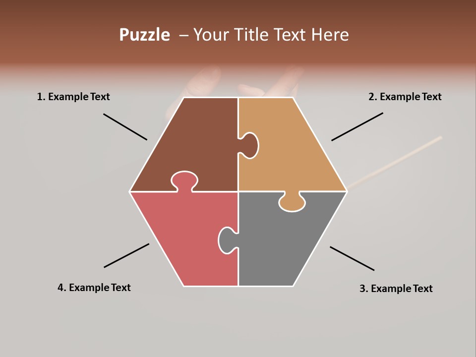 Hand Popular Choral PowerPoint Template