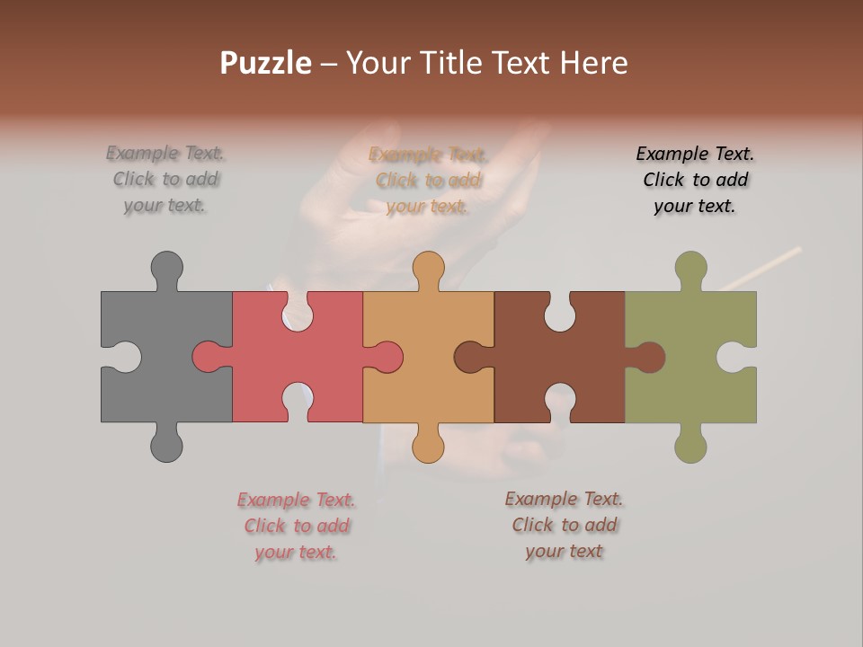 Hand Popular Choral PowerPoint Template