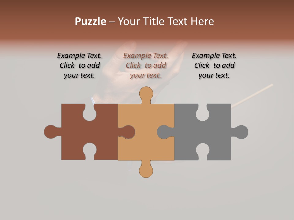 Hand Popular Choral PowerPoint Template