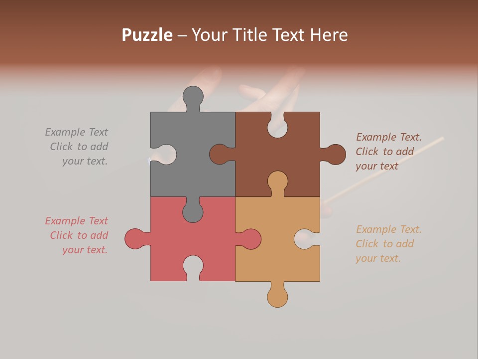 Hand Popular Choral PowerPoint Template