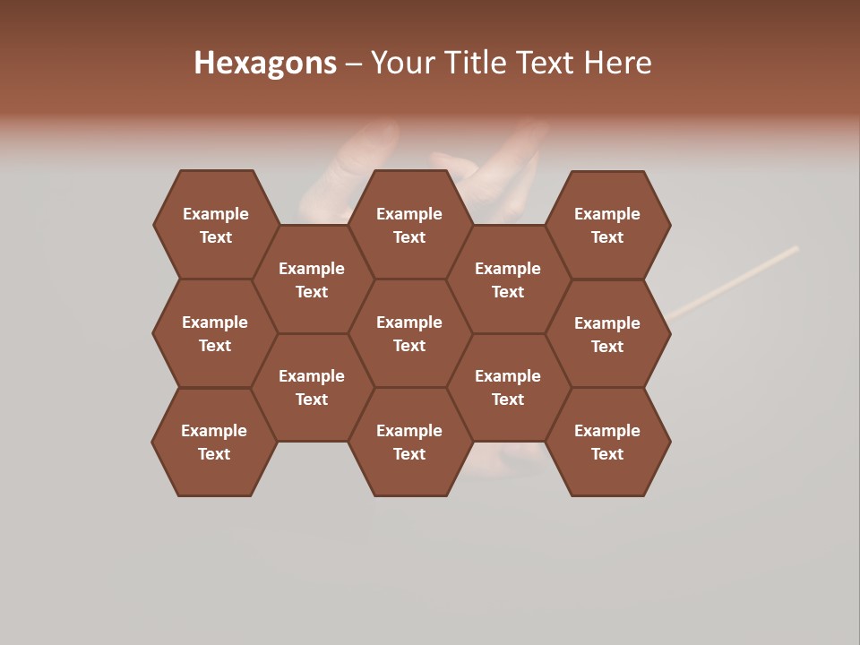 Hand Popular Choral PowerPoint Template