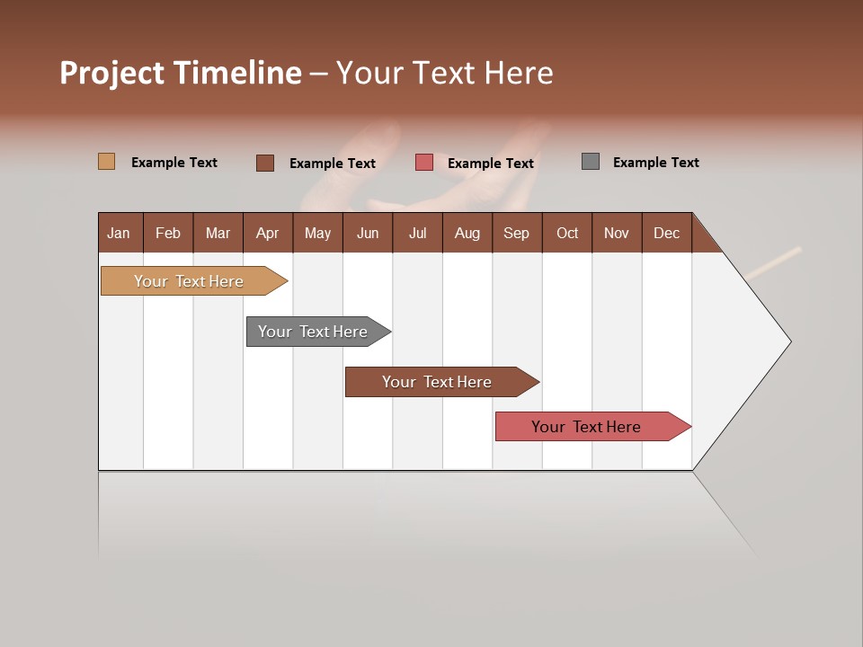Hand Popular Choral PowerPoint Template