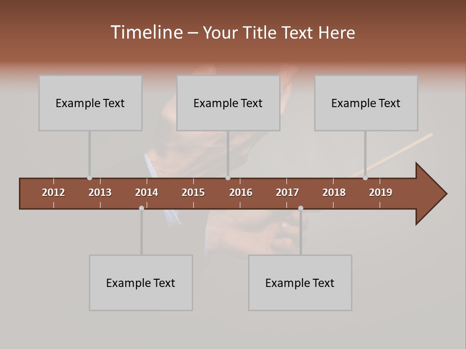 Hand Popular Choral PowerPoint Template