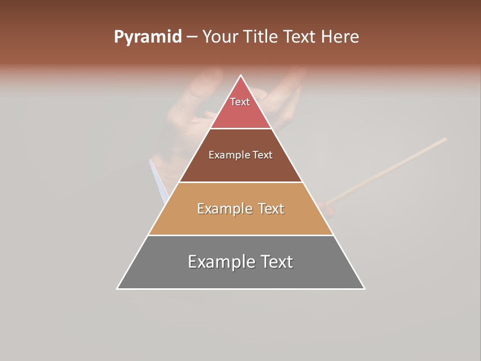 Hand Popular Choral PowerPoint Template