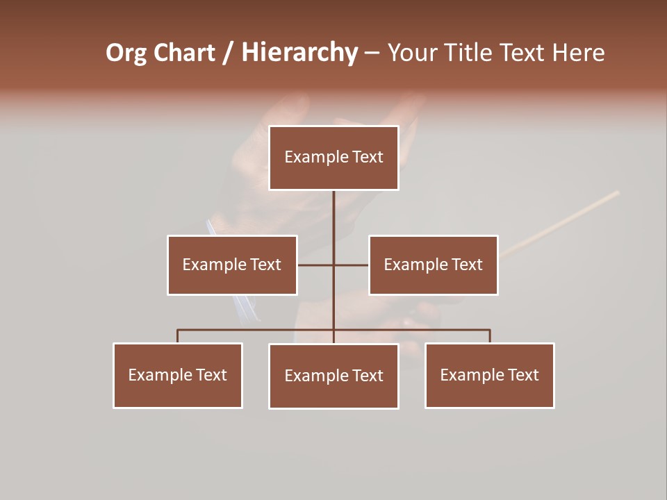 Hand Popular Choral PowerPoint Template