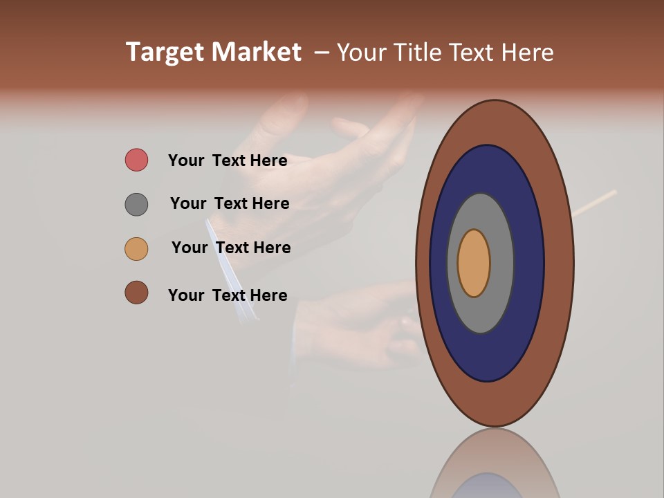 Hand Popular Choral PowerPoint Template