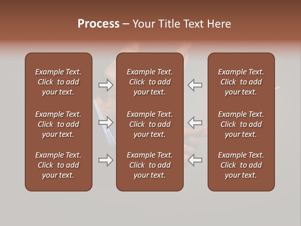 Hand Popular Choral PowerPoint Template
