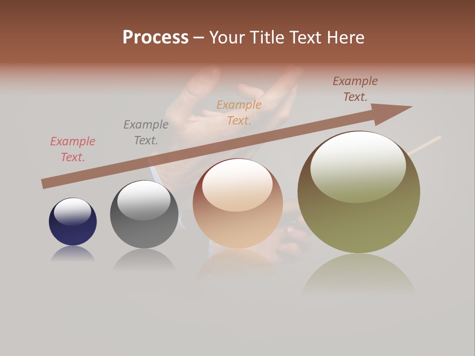 Hand Popular Choral PowerPoint Template