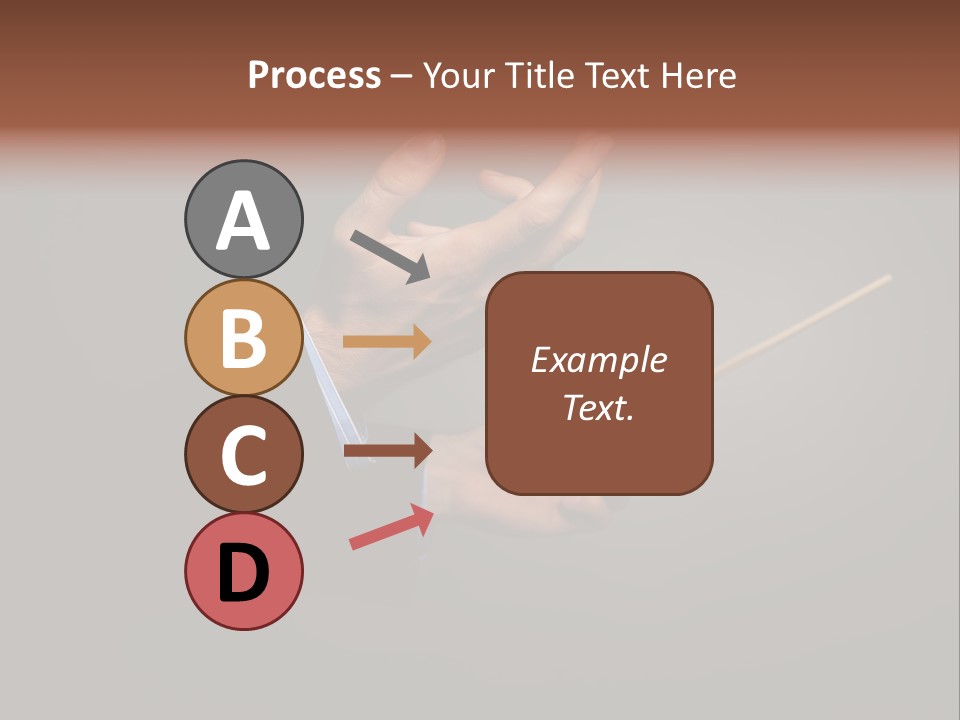 Hand Popular Choral PowerPoint Template