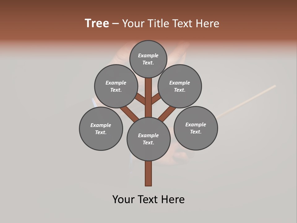 Hand Popular Choral PowerPoint Template