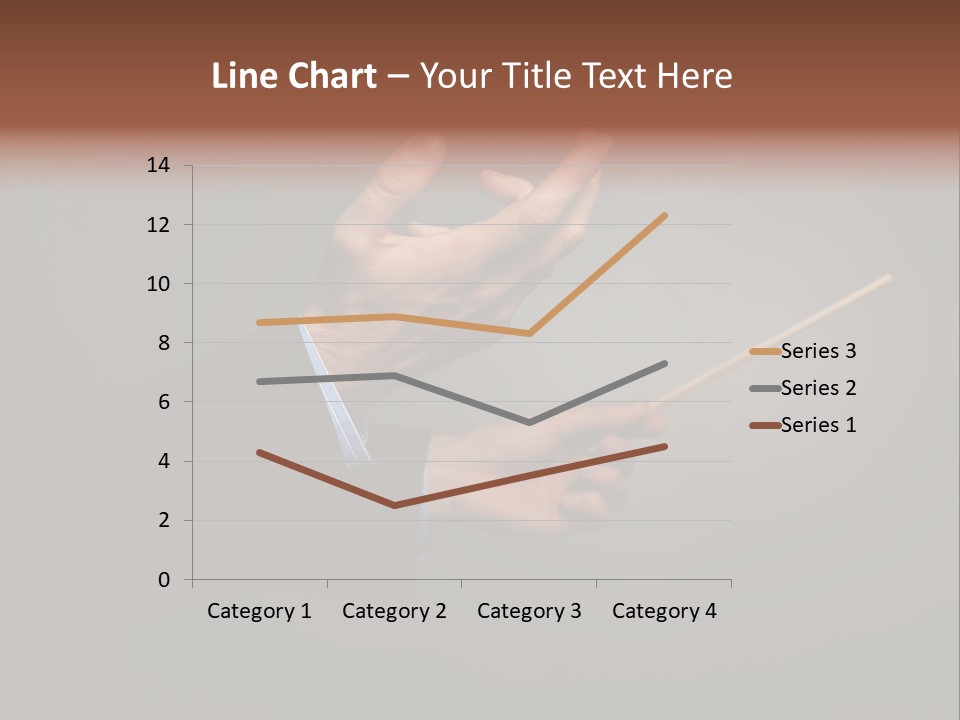 Hand Popular Choral PowerPoint Template