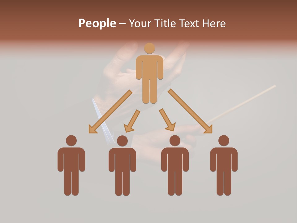 Hand Popular Choral PowerPoint Template