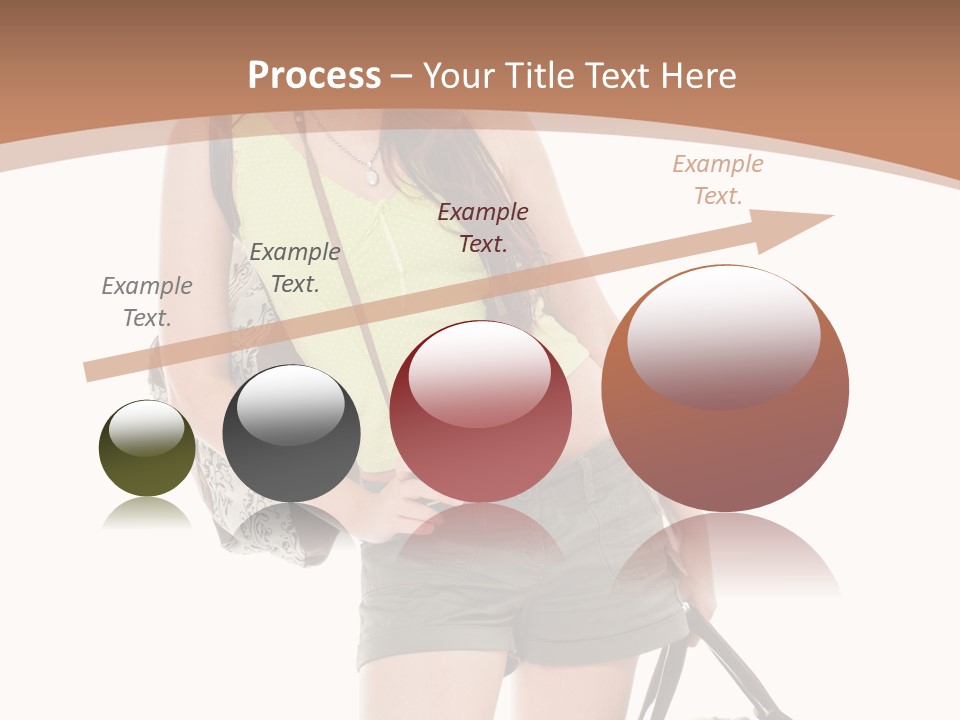 Backpacker Tropical Isolated PowerPoint Template