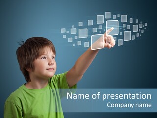 Search Communication Hightech PowerPoint Template