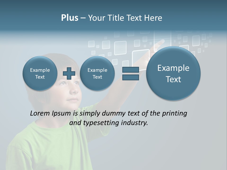 Search Communication Hightech PowerPoint Template