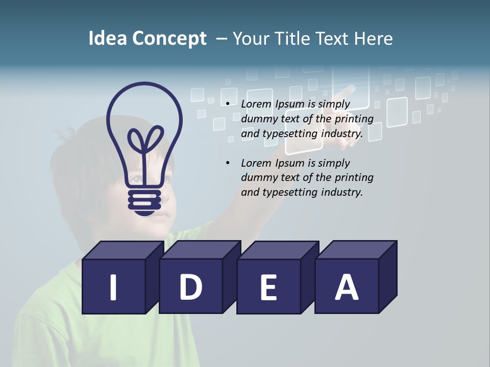 Search Communication Hightech PowerPoint Template