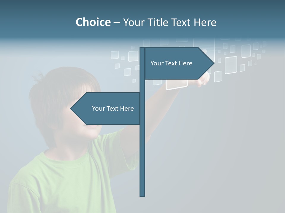 Search Communication Hightech PowerPoint Template