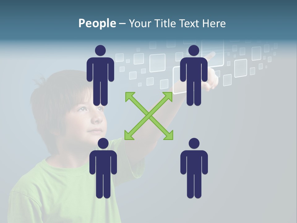 Search Communication Hightech PowerPoint Template