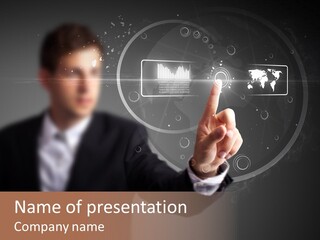 Human Computer Press PowerPoint Template