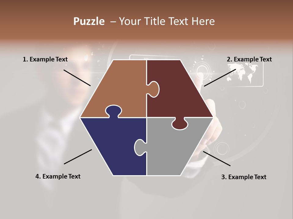 Human Computer Press PowerPoint Template
