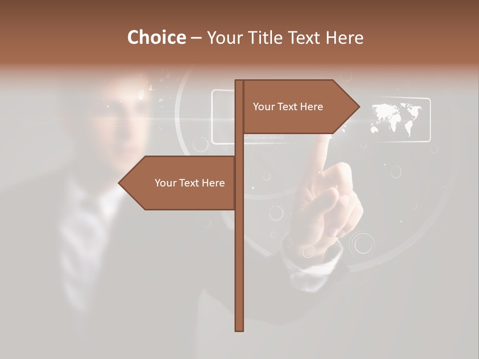 Human Computer Press PowerPoint Template