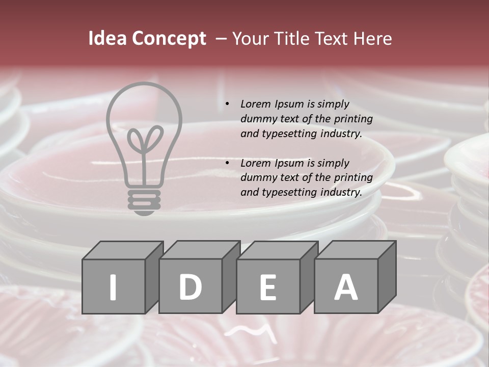 Shiny Decorative Light PowerPoint Template