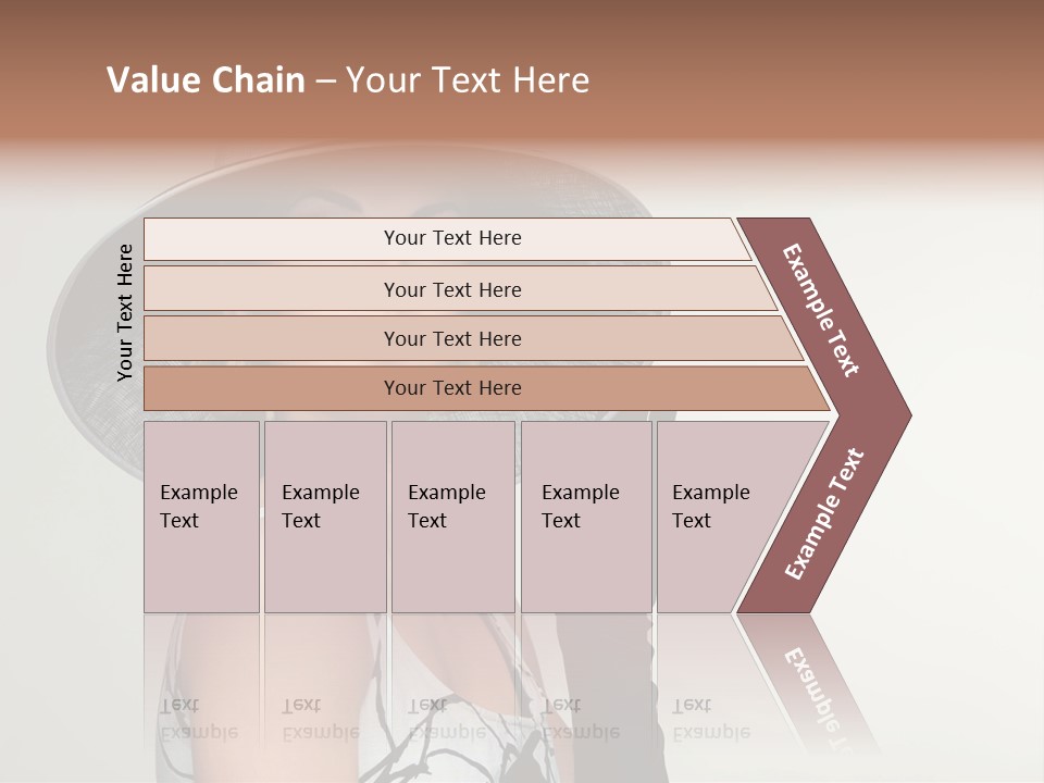 Posing Vintage Blond PowerPoint Template