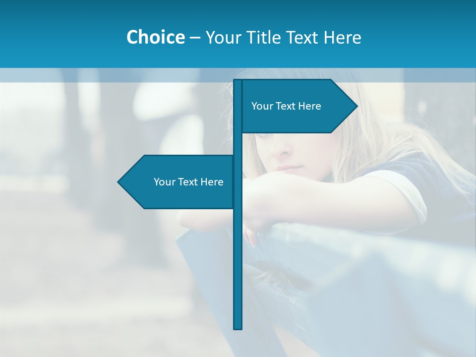 Loneliness Sad Solitude PowerPoint Template